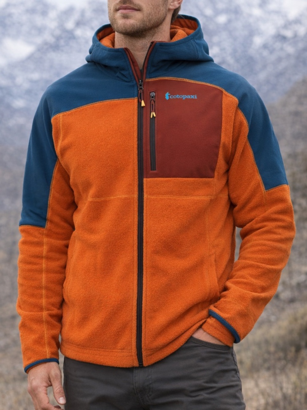 Cotopaxi Abrazo Fleece Hoodie Jacket Full Zip Mens XXL